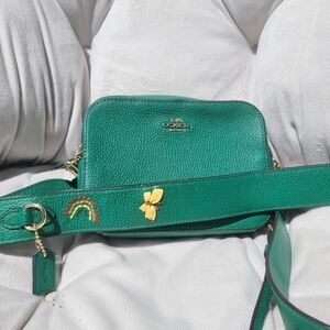 Embroidered Coach Crossbody